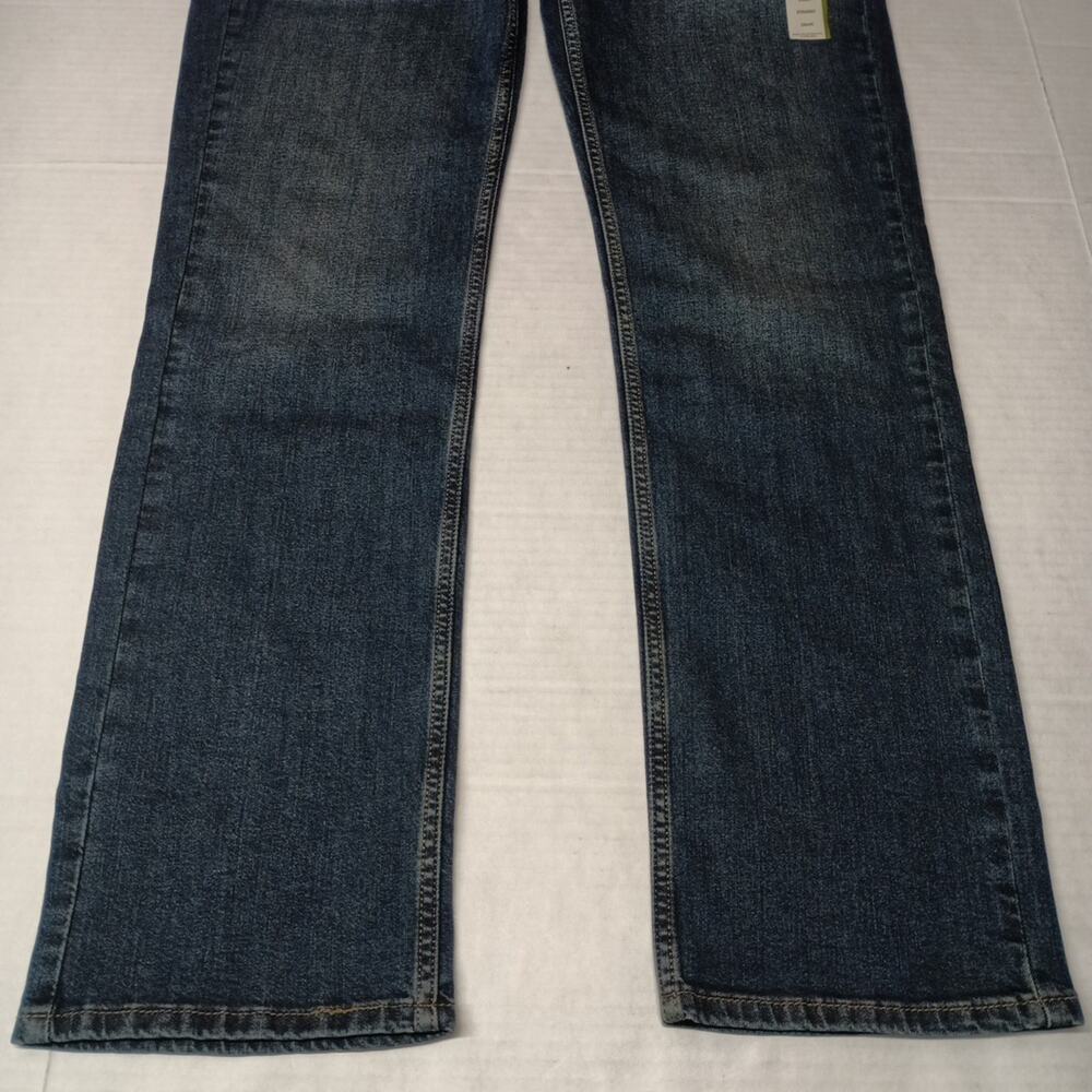 Signature By Levi Straight Jeans Men's 34x34 Blue Denim Super Flex Fabric - Picture 3 of 9